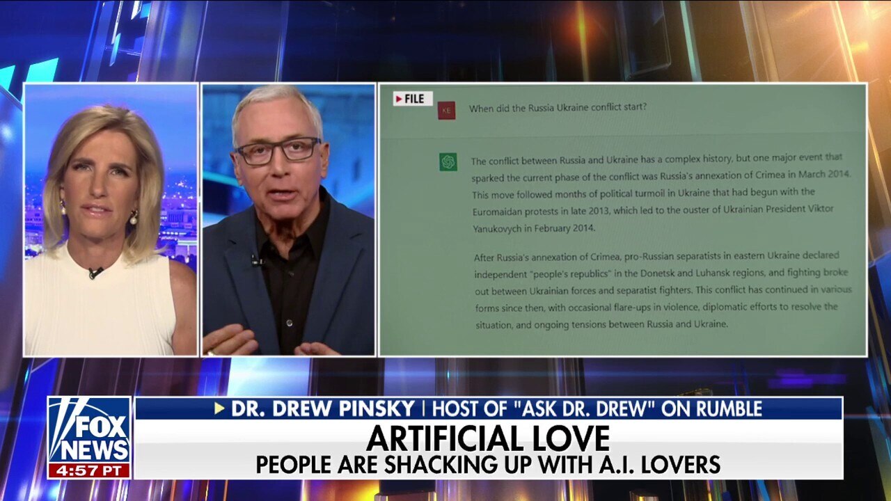 Dr. Drew feels sorry for 'sad, lonely, pathetic' man who proposed to AI chatbot