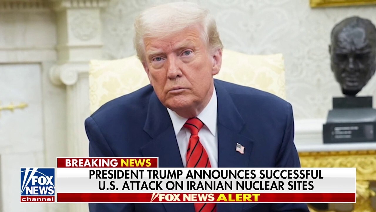 Trump announces successful US strike on 3 Iranian nuclear sites
