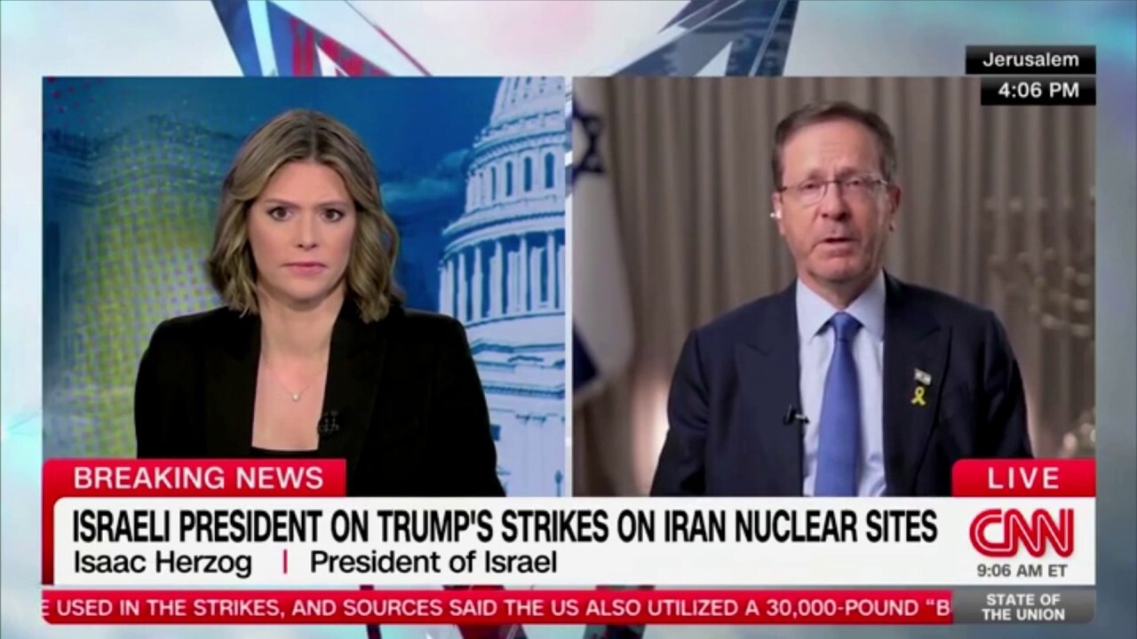 Israeli President Herzog thanks Trump for 'bold decision' to strike Iran
