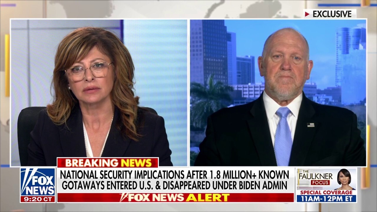 Tom Homan cites ‘gotaways’ as his ‘biggest concern’ on immigration