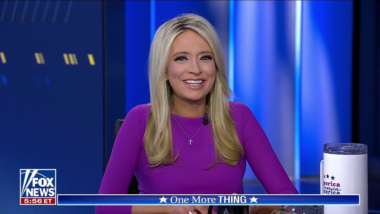 Kayleigh McEnany gets a surprise before taking maternity leave