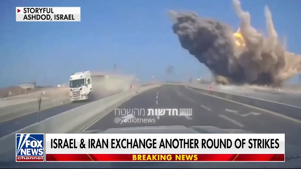 Iran launches ballistic missiles at Israel as ceasefire is set to begin 
