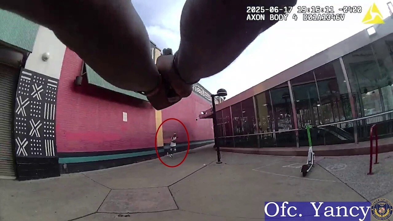 Body camera captures fatal police shootout after man pulls out gun on Baltimore officers