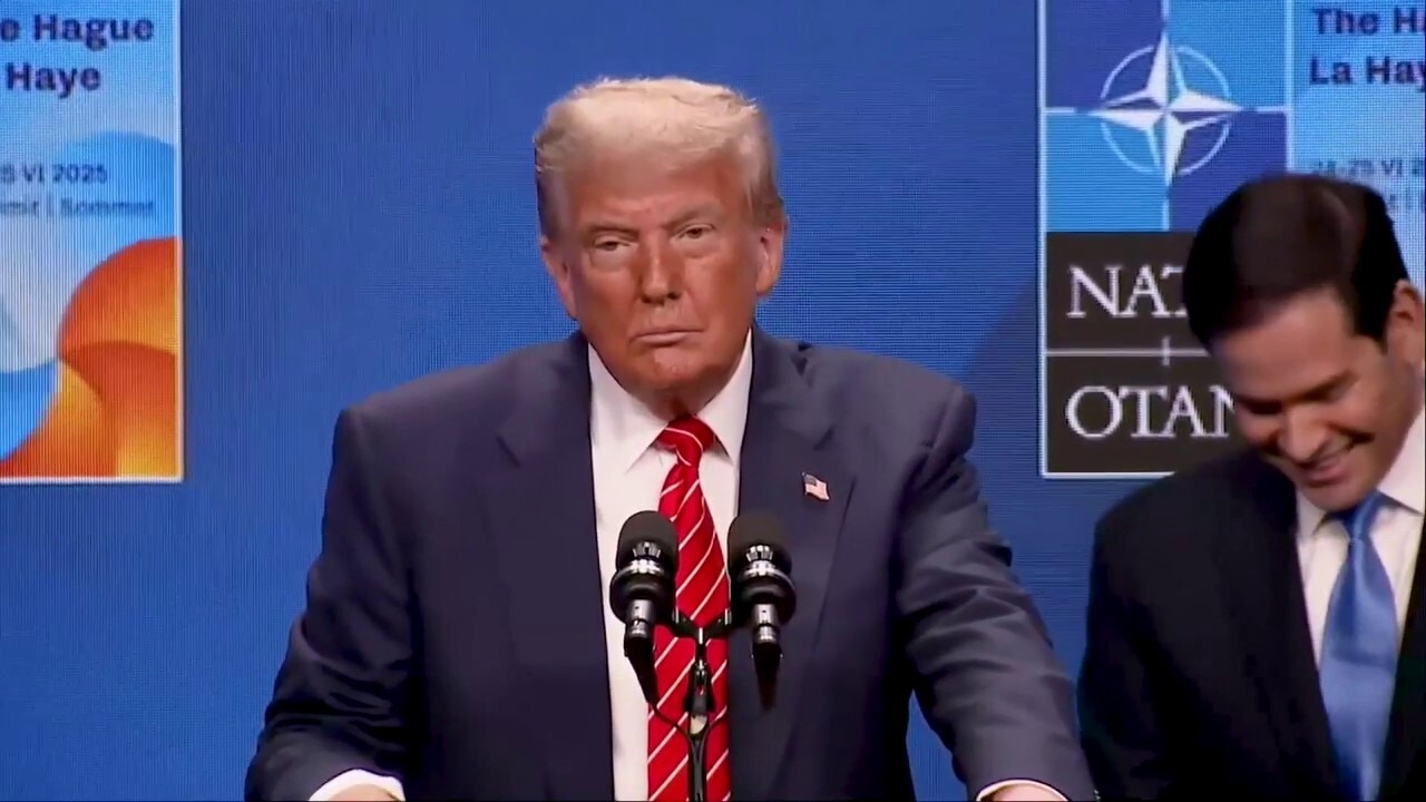 Rubio breaks into laughter when Trump asked about NATO chief calling him 'daddy'