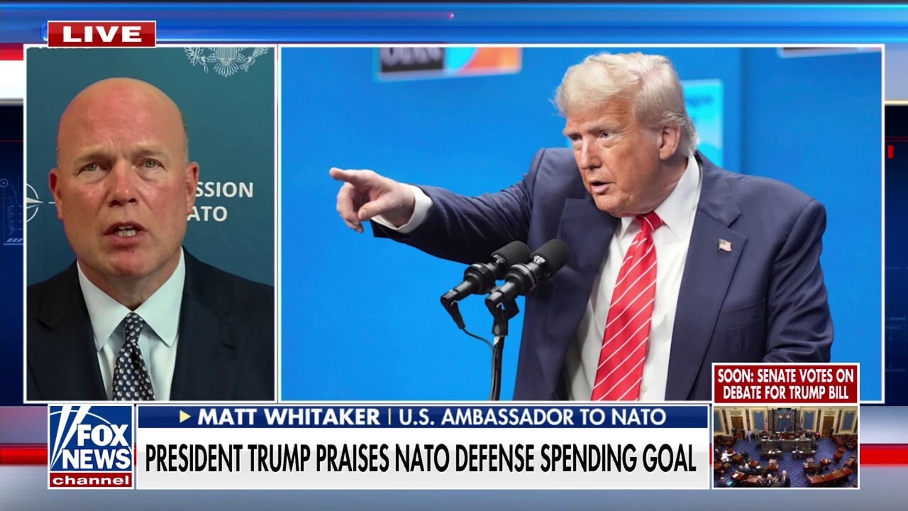 Trump’s presidency ‘changed’ NATO’s willingness to increase defense spending, says Amb. Matt Whitaker