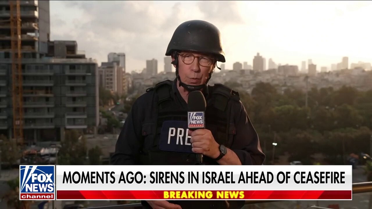 Greg Palkot on hearing sirens in Israel ahead of intended ceasefire