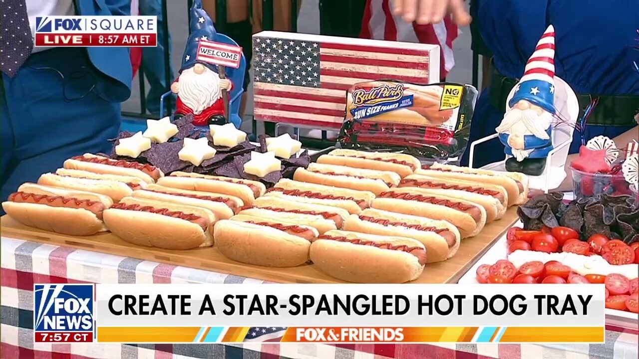 Lifestyle expert shows off All-American snack station for July 4th