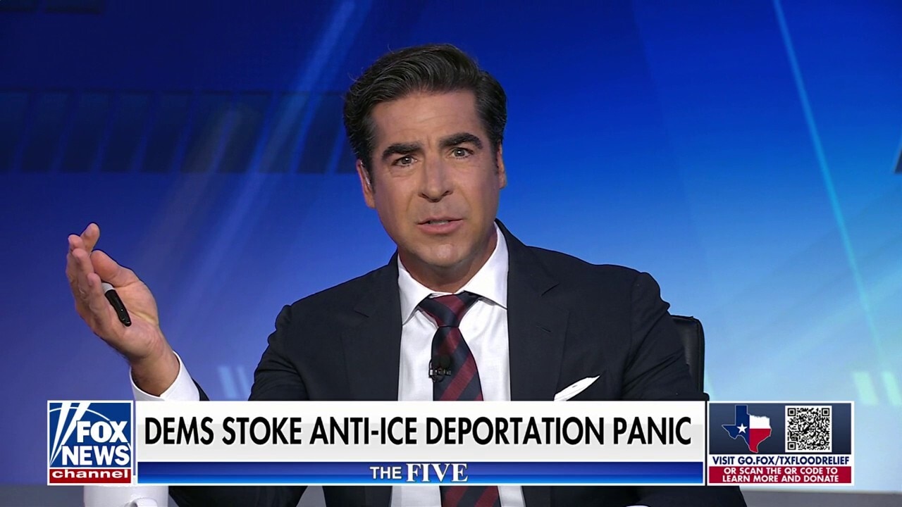 Jesse Watters tears apart Democrats' anti-ICE deportation panic