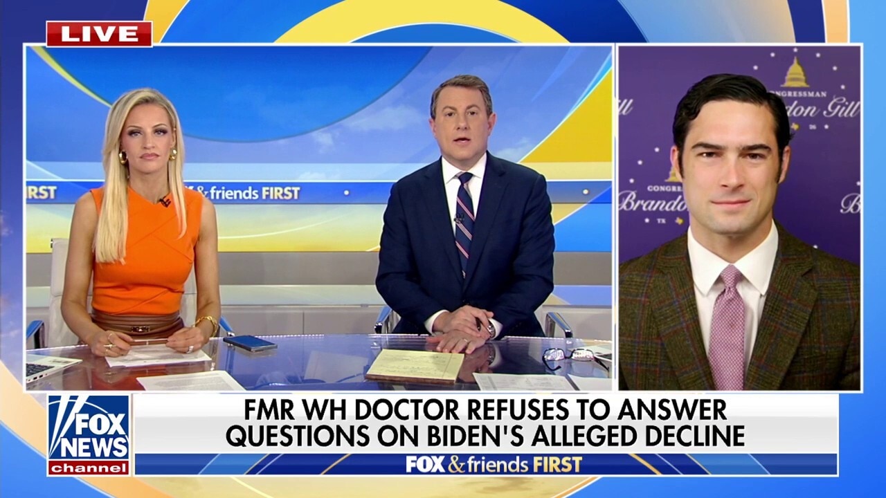 Biden doctor pleading the fifth 'absolutely' fuels cover-up concerns: Rep. Brandon Gill