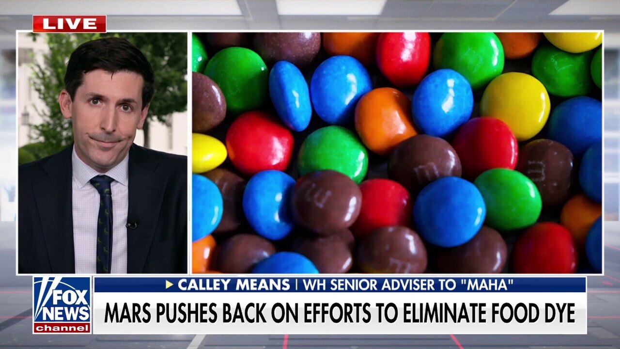 White House responds to reports of Mars Inc pushing back on eliminating food dyes