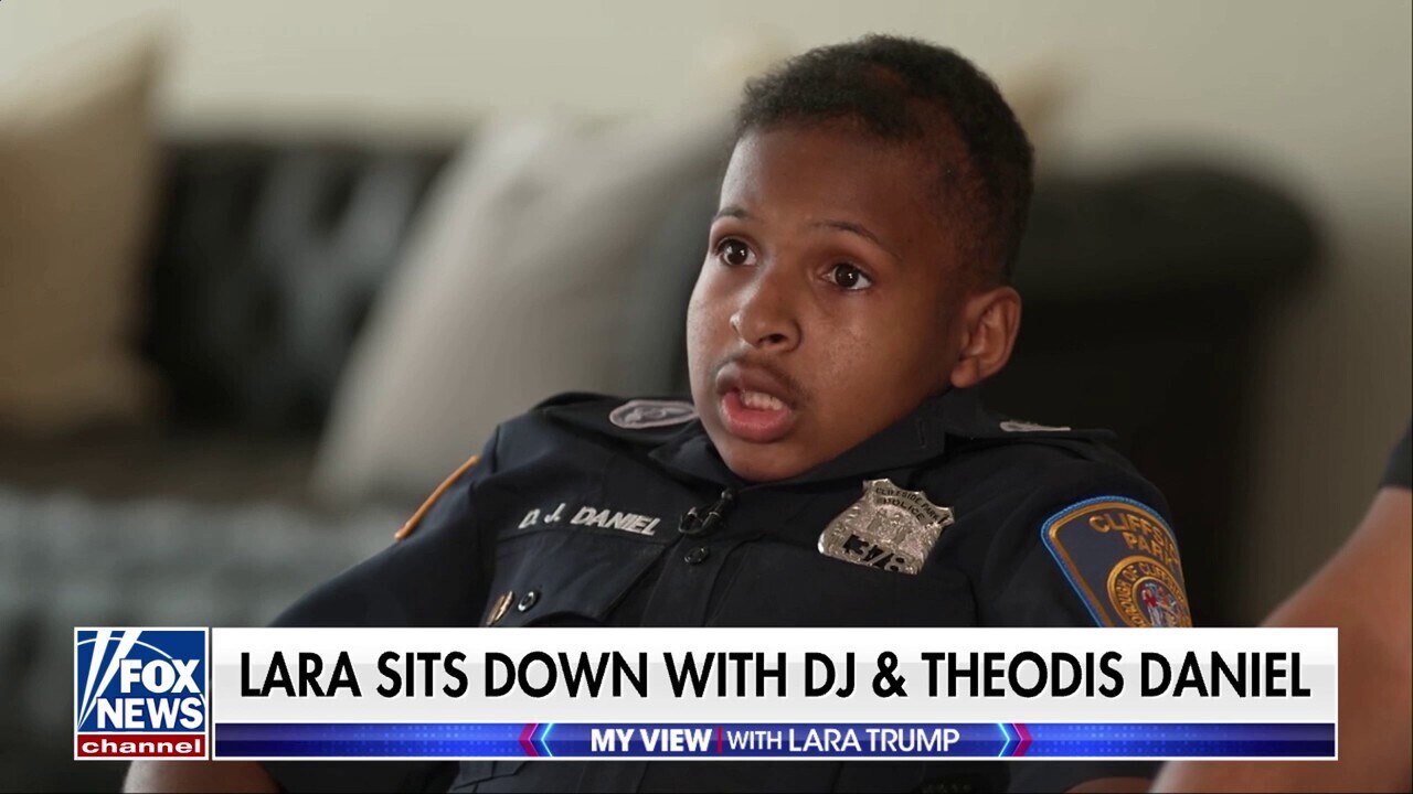 Young teen who was honored by Trump after surviving brain cancer shares what he admires most about law enforcement