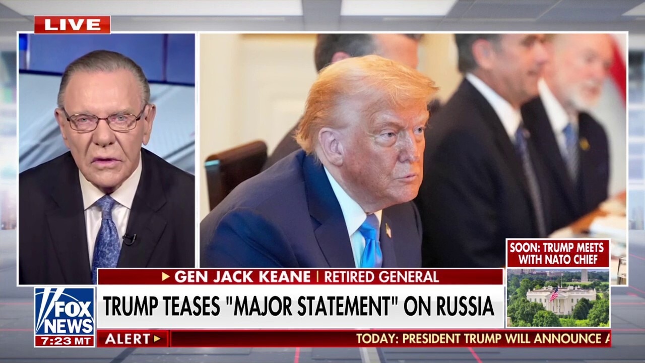 Jack Keane predicts a 'turning point' in Russia-Ukraine war as Trump grows frustrated