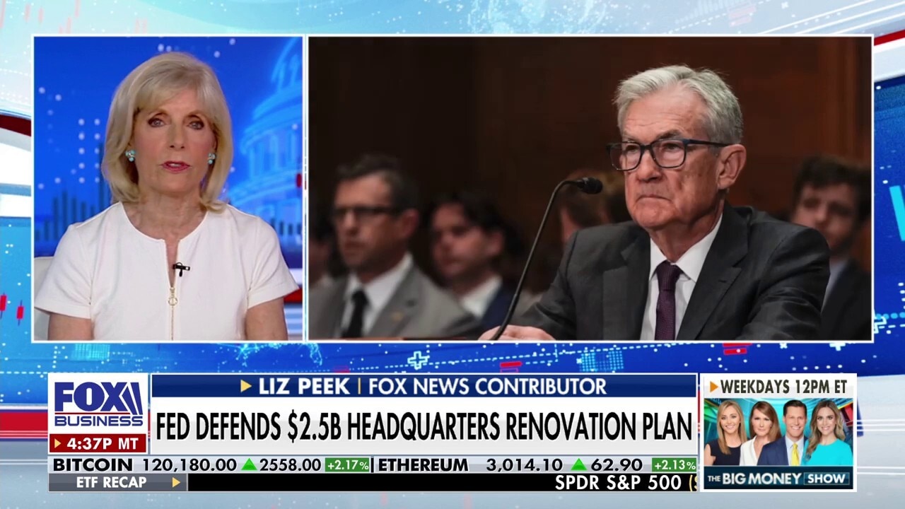 Liz Peek: There is 'absolutely no excuse' for Jerome Powell not cutting rates