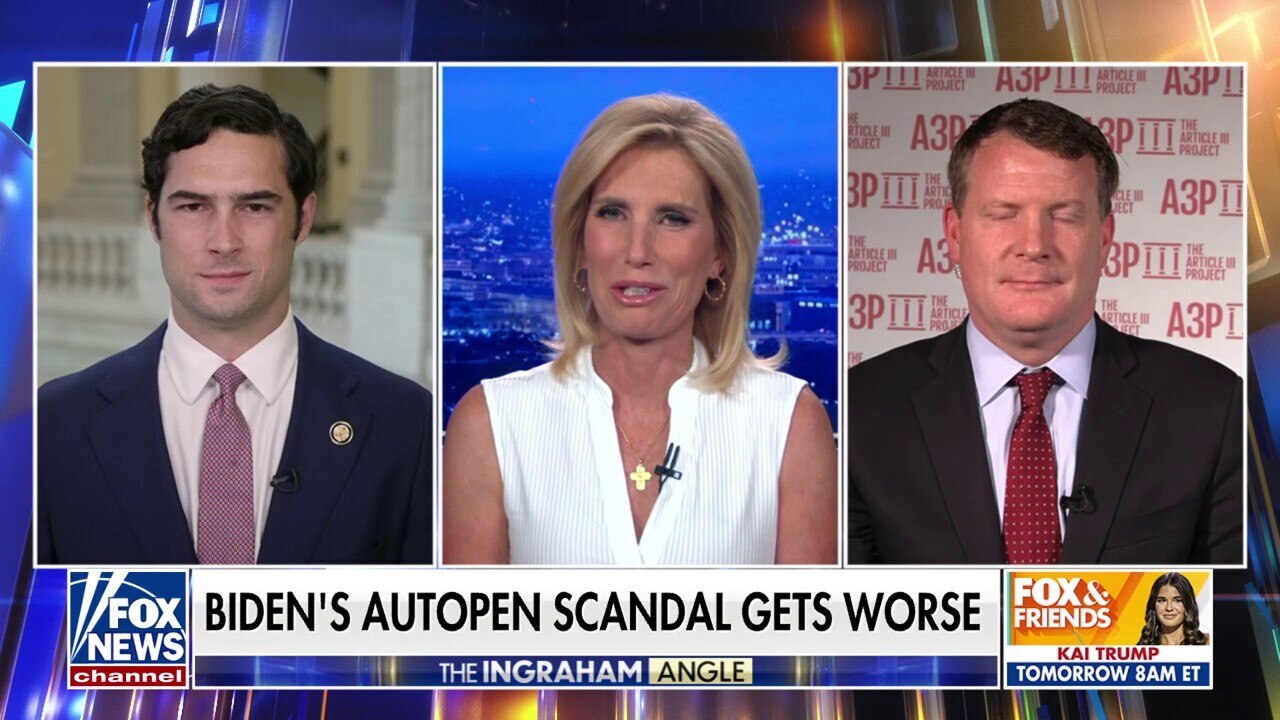 Rep Brandon Gill condemns Biden team for utilizing the autopen: 'MAJOR SCANDAL'