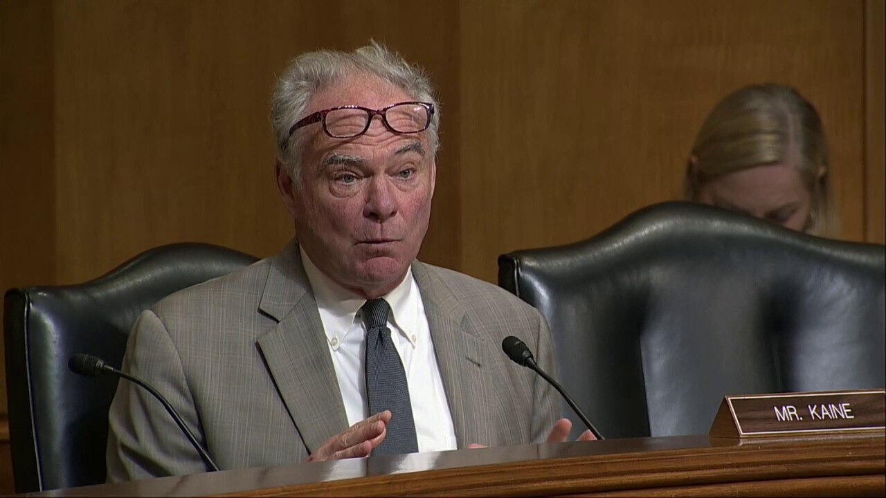 Kaine questions Waltz on Hegseth's role in Signalgate during UN ambassador confirmation hearing