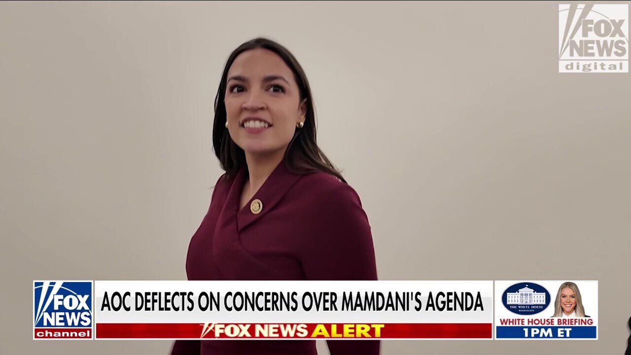 AOC sidesteps tough questions about Mamdani's socialist platform