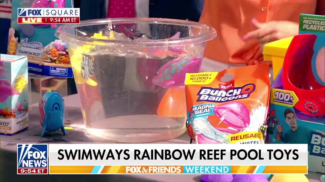 Expert shows off trendy toys for the summer season