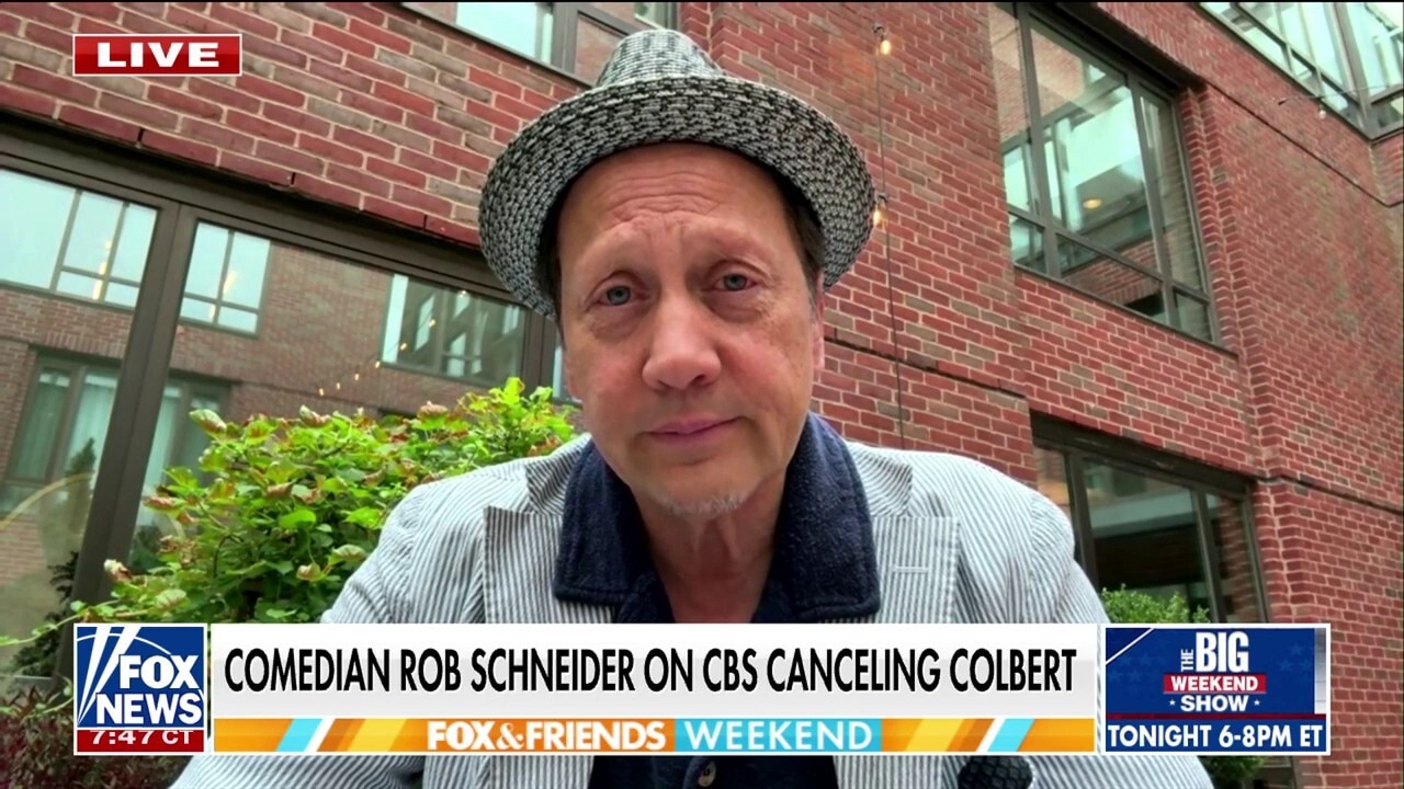 Rob Schneider calls Stephen Colbert's late-night show a ‘relic’ amid cancellation