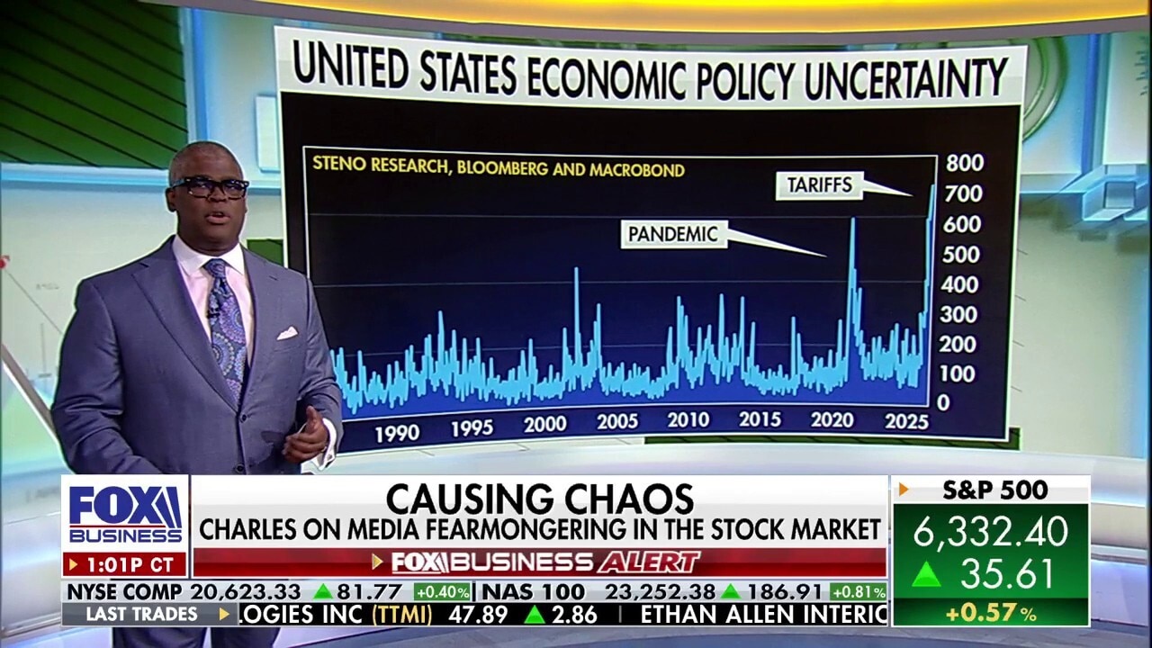 Tariff fearmongering caused stock market chaos: Charles Payne