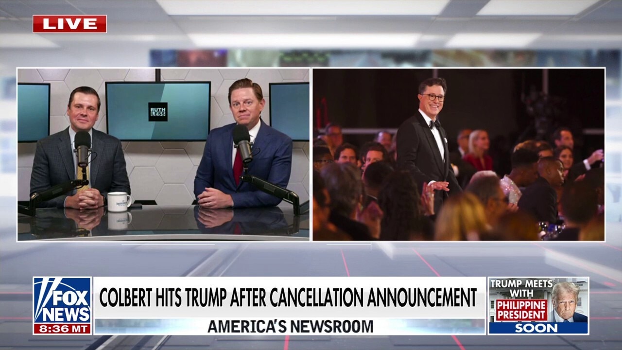 'Ruthless' co-hosts react to Colbert cancellation: Viewers don't want a 'left-wing sermon'