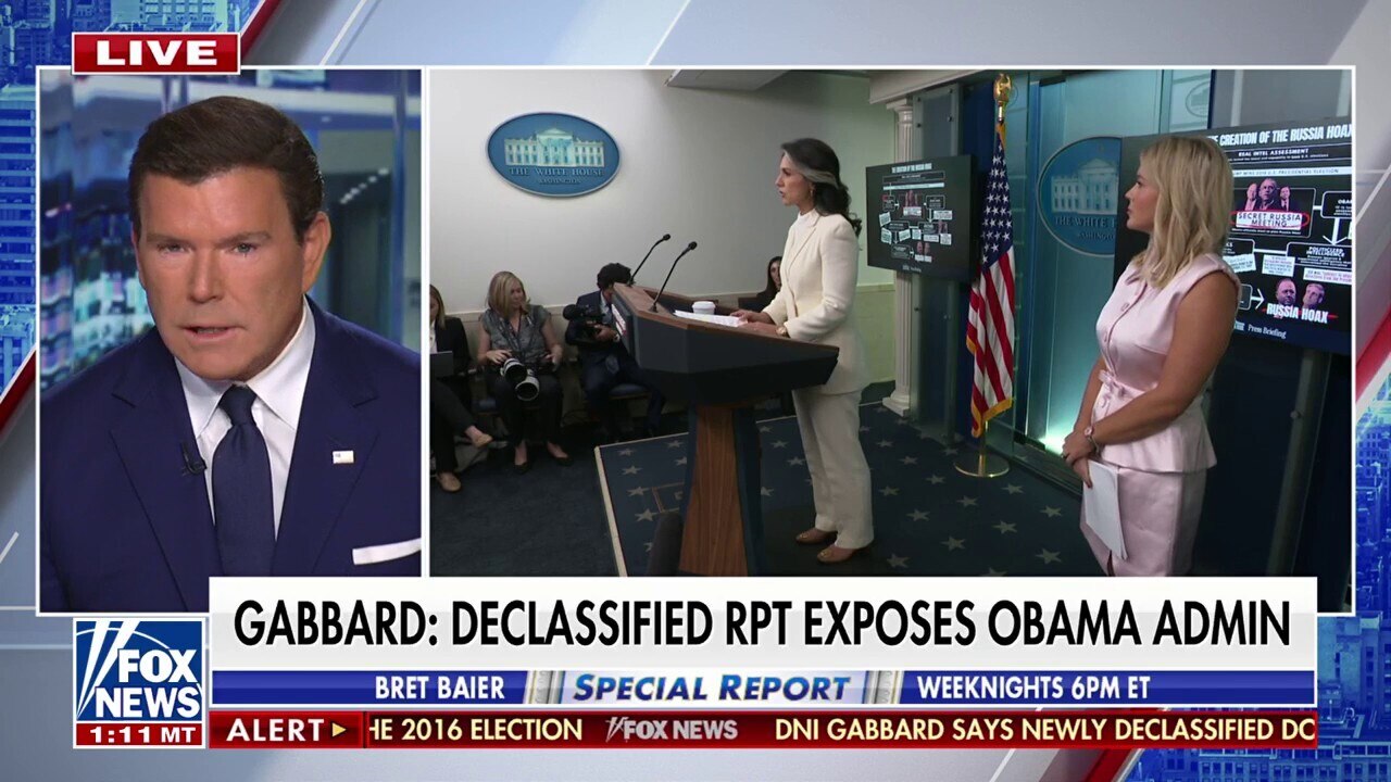 The ‘substance is significant,’ says Bret Baier on DNI Gabbard’s declassified Obama report