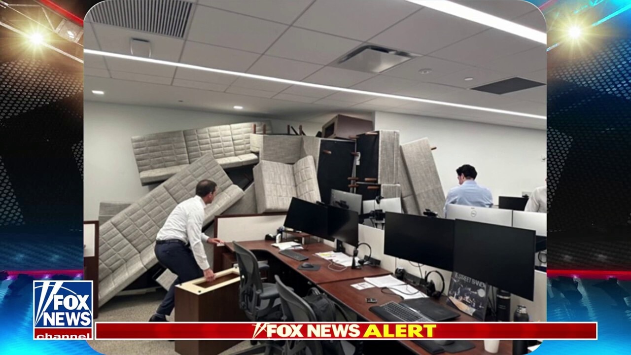 Released photo shows how employees barricaded during Manhattan shooting