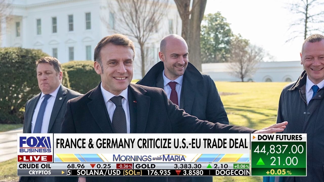 EU ambassador responds to Macron, Merz for trade deal criticisms: 'We don't want to be in this situation'