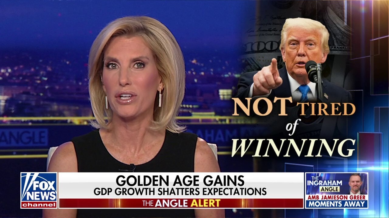 America's economy is looking very bright, Laura Ingraham says