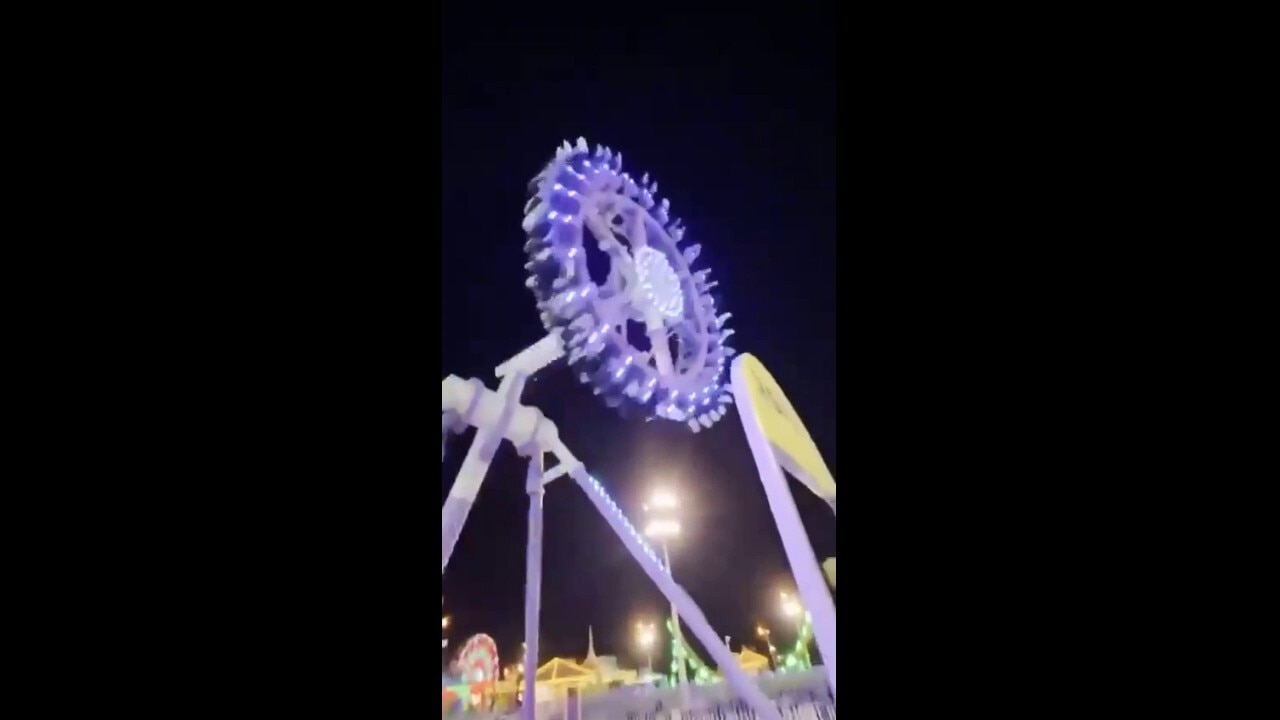 Amusement park ride snaps in half, causes injuries in Saudi Arabia