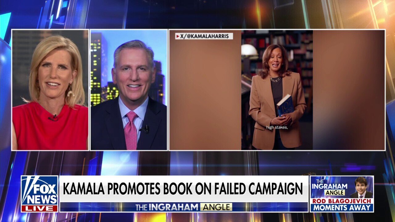 Kevin McCarthy says Kamala Harris’ book teaches candidates 'how not to run a campaign’