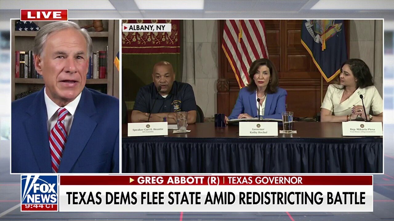 Gov. Abbott calls out Democrats for 'outrageous' protests to GOP-led redistricting 