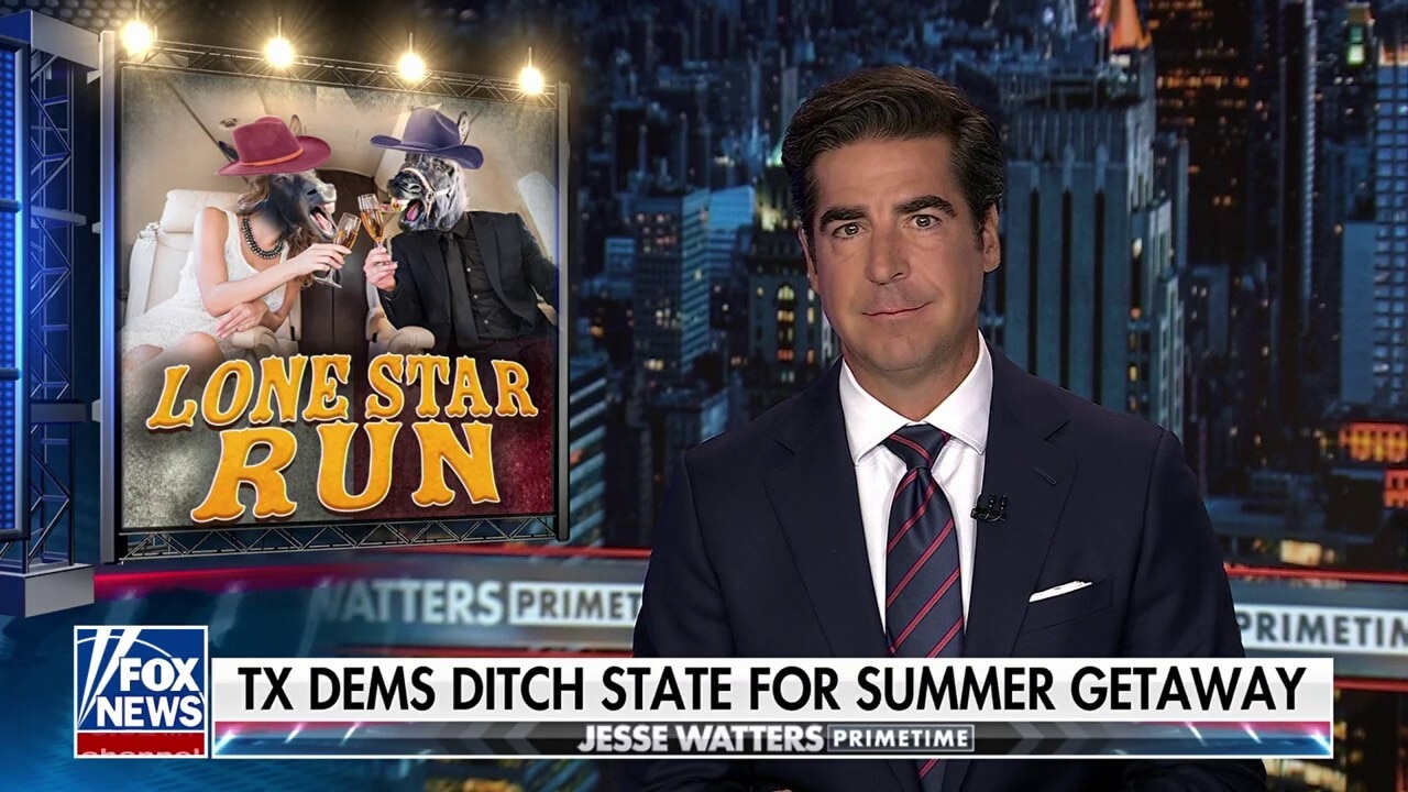 Democrats are running away when they might lose power, says Jesse Watters