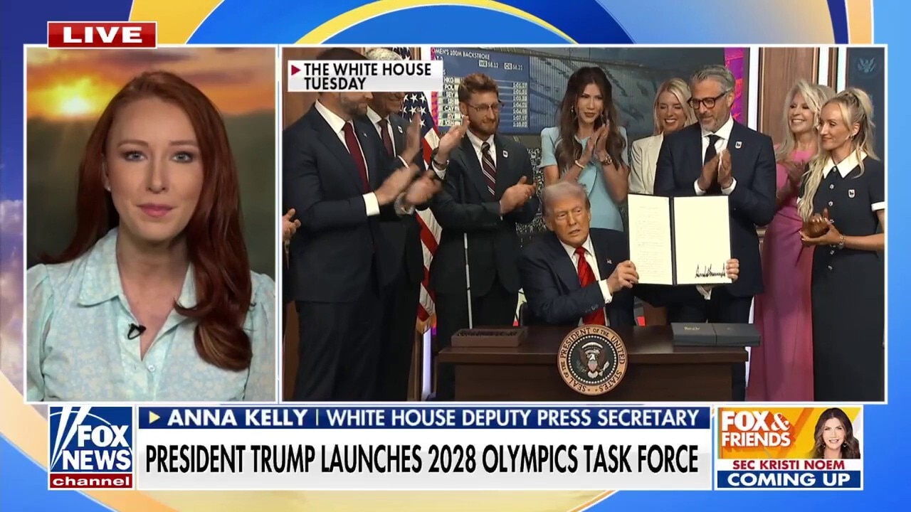 President Trump reveals 2028 Olympics Task Force 