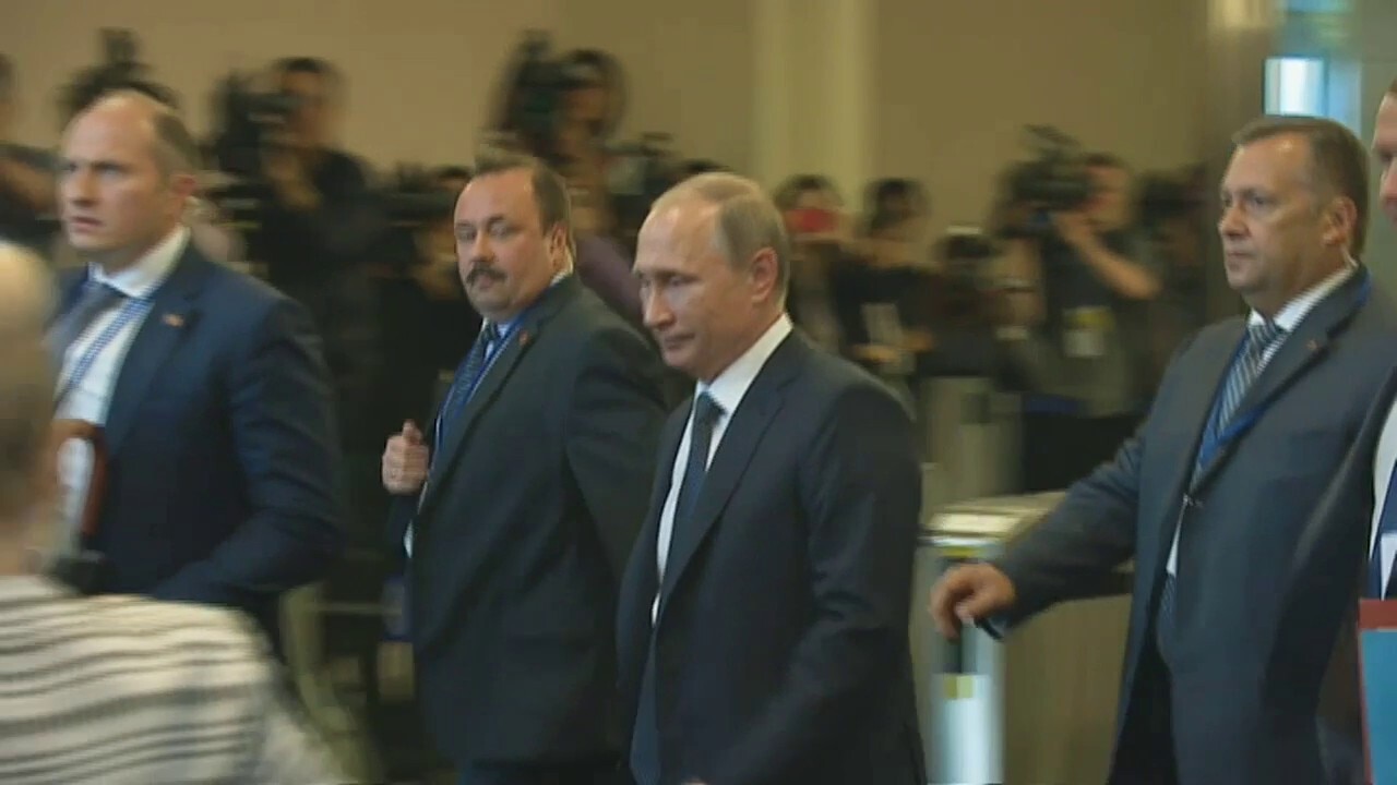 Vladimir Putin during his last visit to the US in 2015