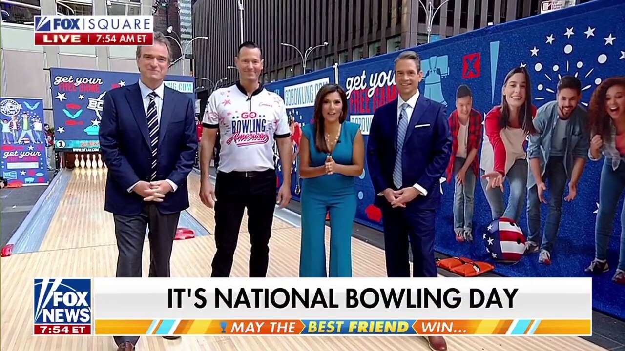 Celebrating National Bowling Day on FOX Square