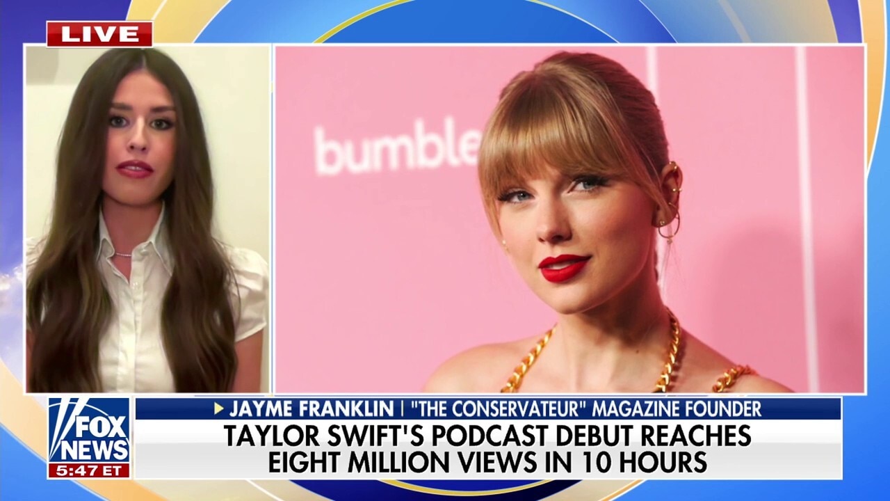 Taylor Swift's podcast debut racks up millions of views