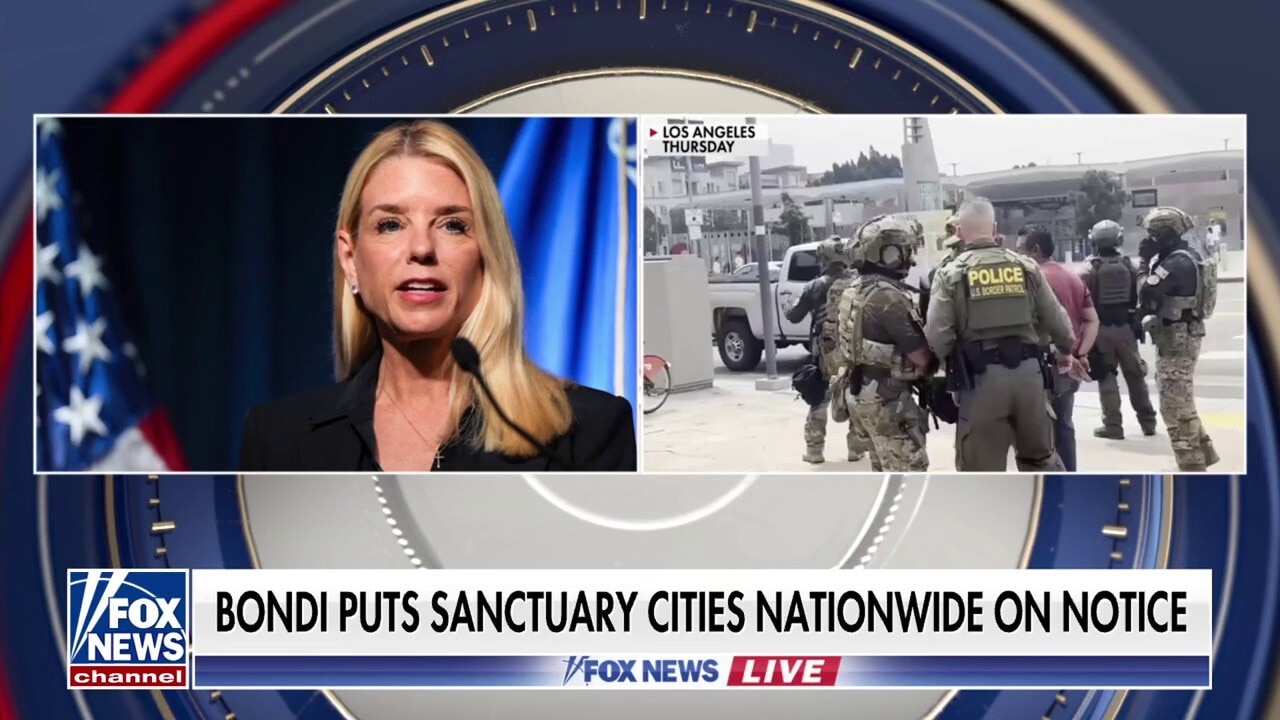 Bondi issues deadline for sanctuary cities to follow federal immigration laws