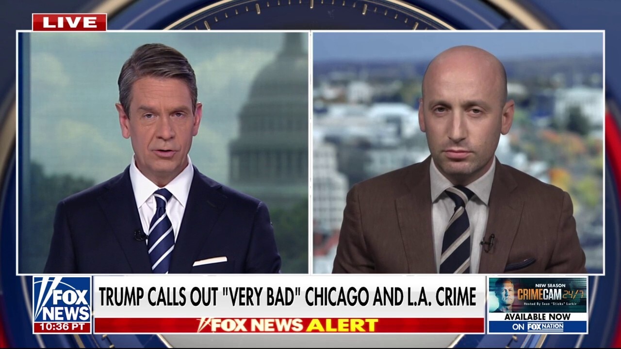 Stephen Miller discusses DC crime crackdown, Russia-Ukraine peace talks