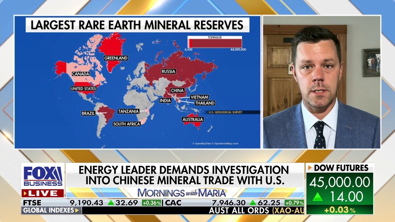 Energy leader calls for probe into China’s mineral trade over potential weaponization