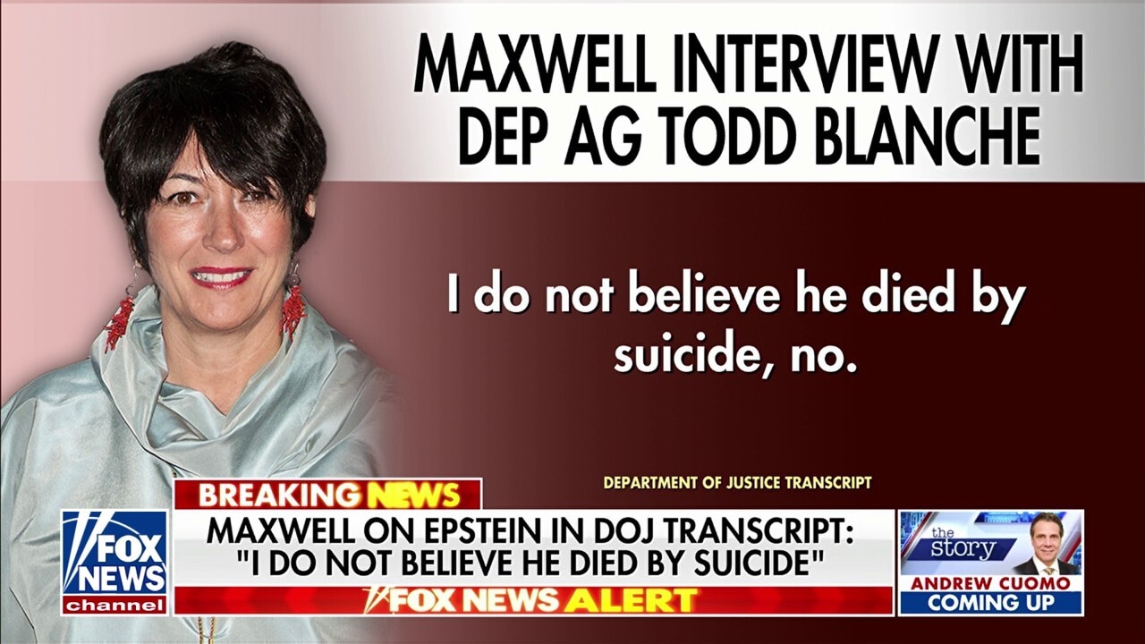DOJ releases Ghislaine Maxwell audio and transcript