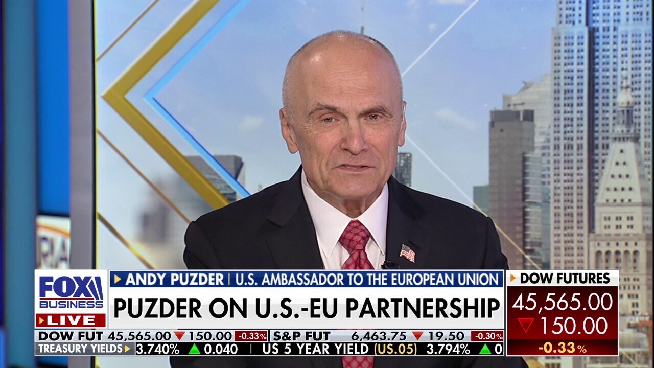 Amb. Andy Puzder predicts EU tariffs will 'rebalance' auto industry, boost growth