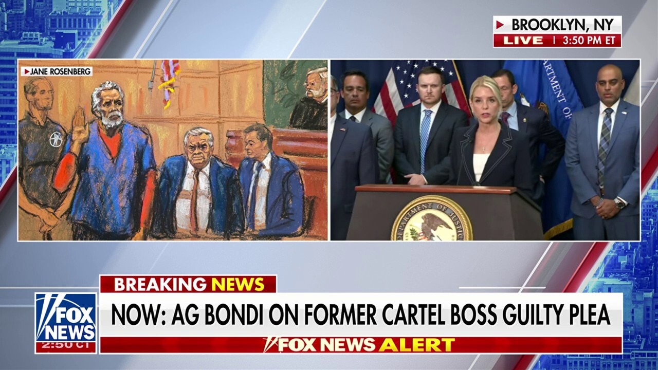 AG Pam Bondi touts DOJ victory following ex-cartel boss 'El Mayo's' guilty plea