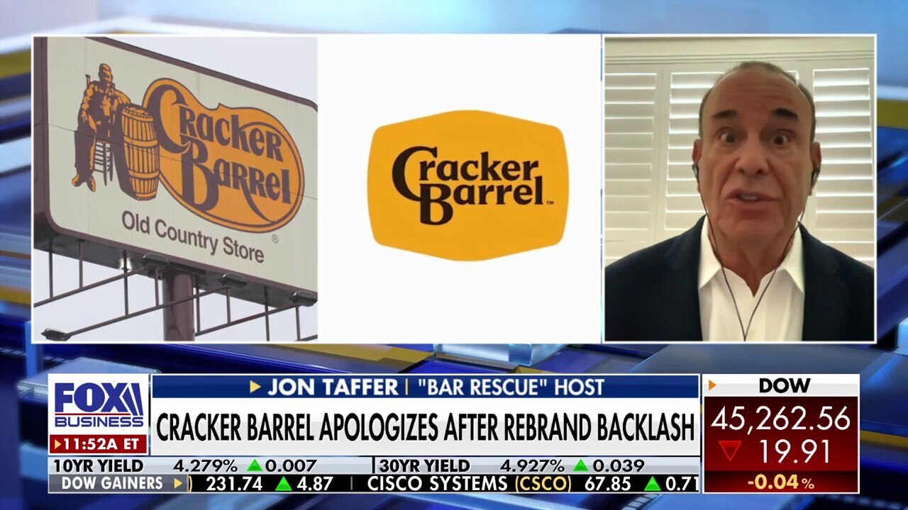 Cracker Barrel 'completely blew' rebrand, tossed away authenticity: Jon Taffer