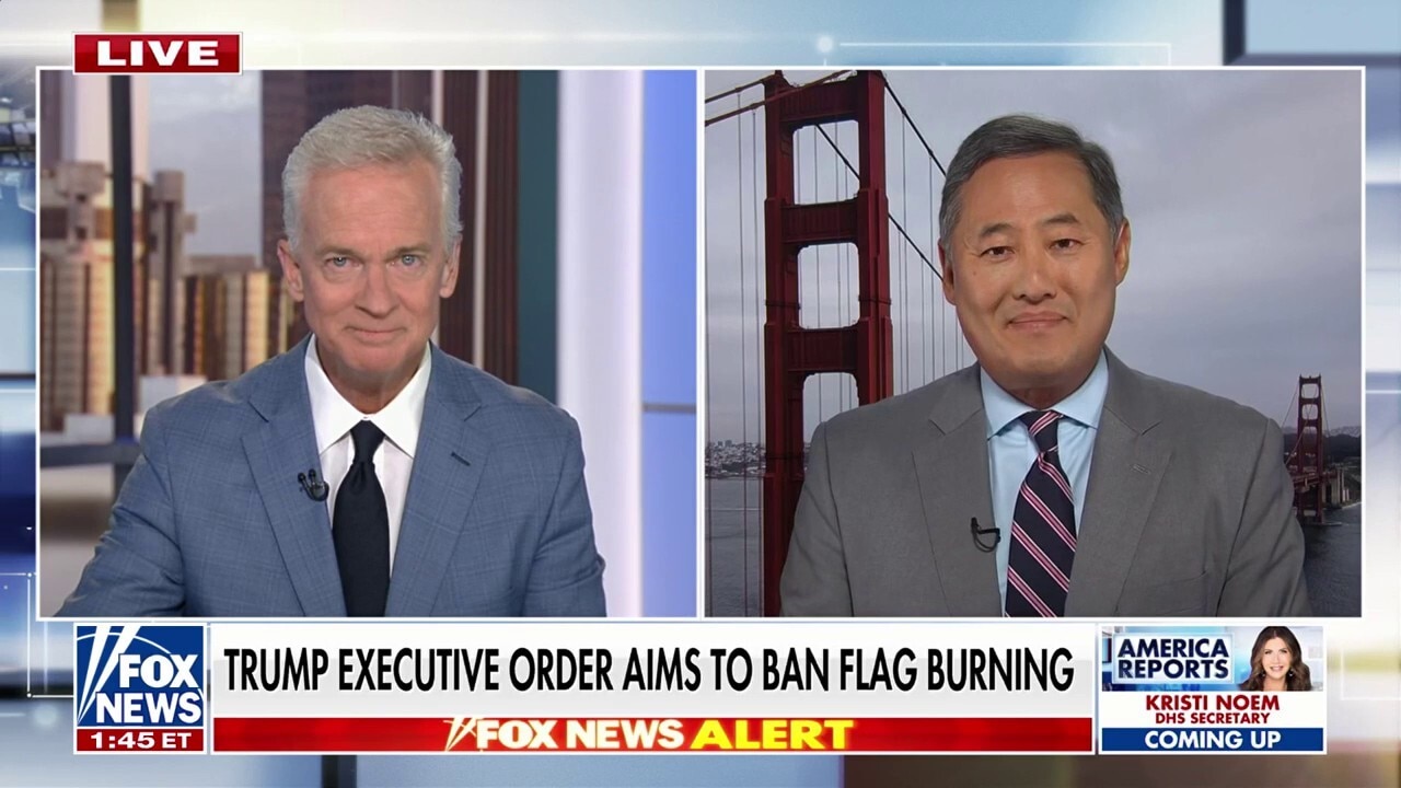 Trump signs executive order to ban flag burning