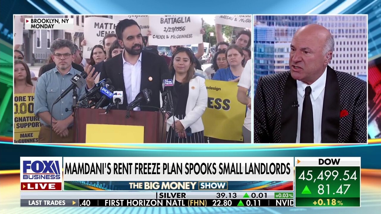 Kevin O'Leary warns NYC landlords: 'Do not let this guy become your mayor'
