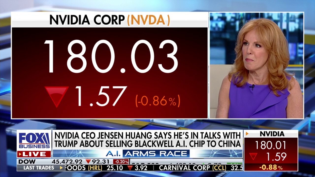 Liz Claman reveals Nvidia CEO Jensen Huang is focused on selling into the China market