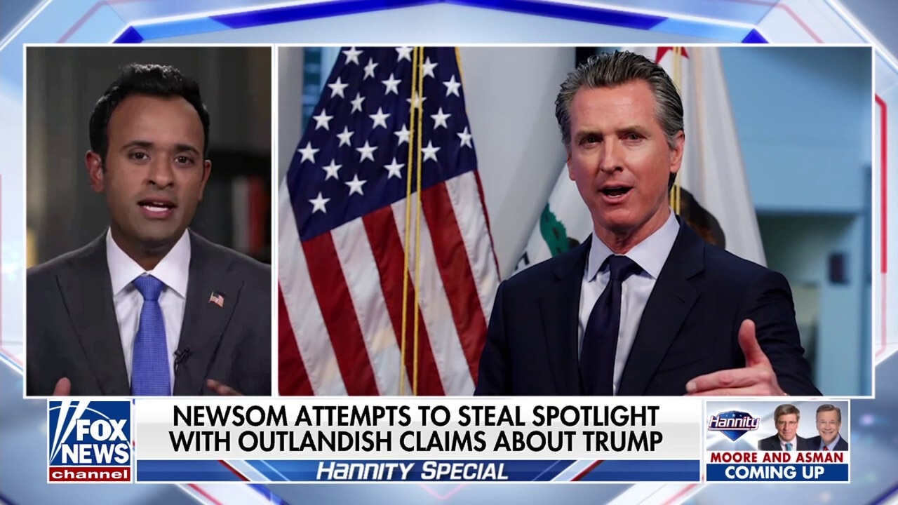 Vivek Ramaswamy chides Newsom's 'record' in California, says he is trying to ‘deflect’