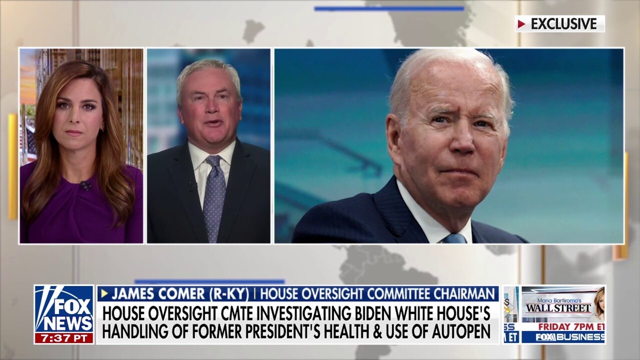 Rep. Comer shares 'unprecedented' details surrounding Biden autopen investigation