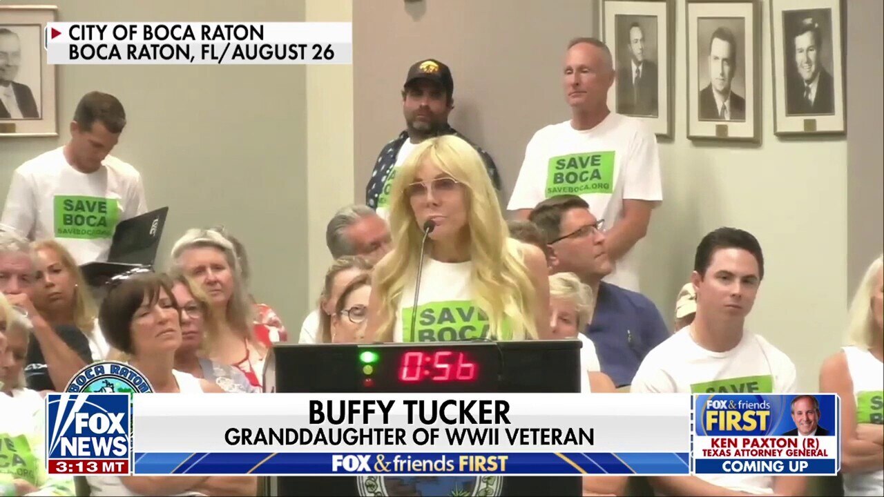 Florida city council meeting erupts into chaos over plans to bulldoze WWII veterans' memorial