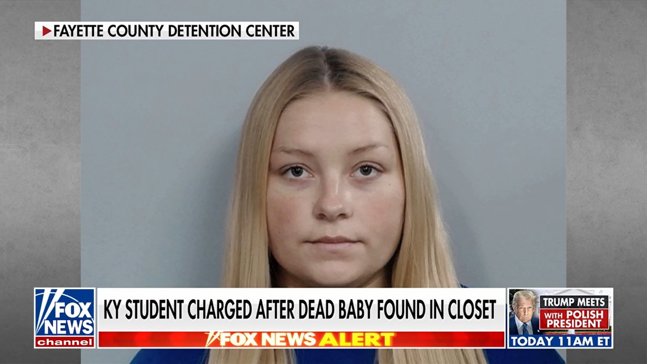 Kentucky college student arrested after dead baby found in closet